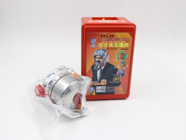 酒店賓館飯店用的沃爾夫(VOFU)品牌應(yīng)急消防手電筒-酒店客房必備防毒面具【消防過濾式自救呼吸器30分鐘，新國標(biāo)-消防包過】