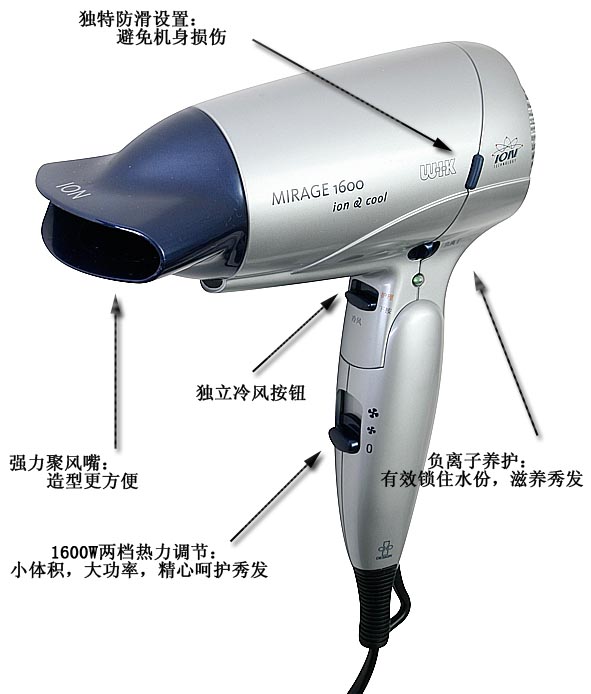 德國偉嘉5436FCI電吹風(fēng)機細(xì)節(jié)圖片